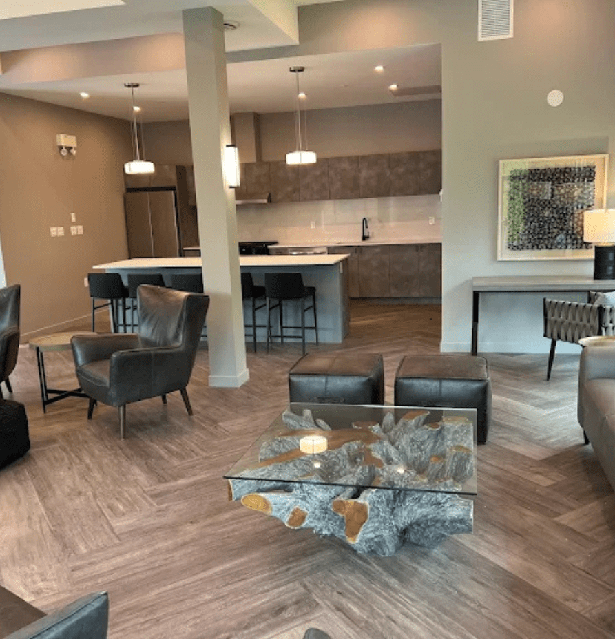 Commercial cleaning job in Nanaimo after service is complete.